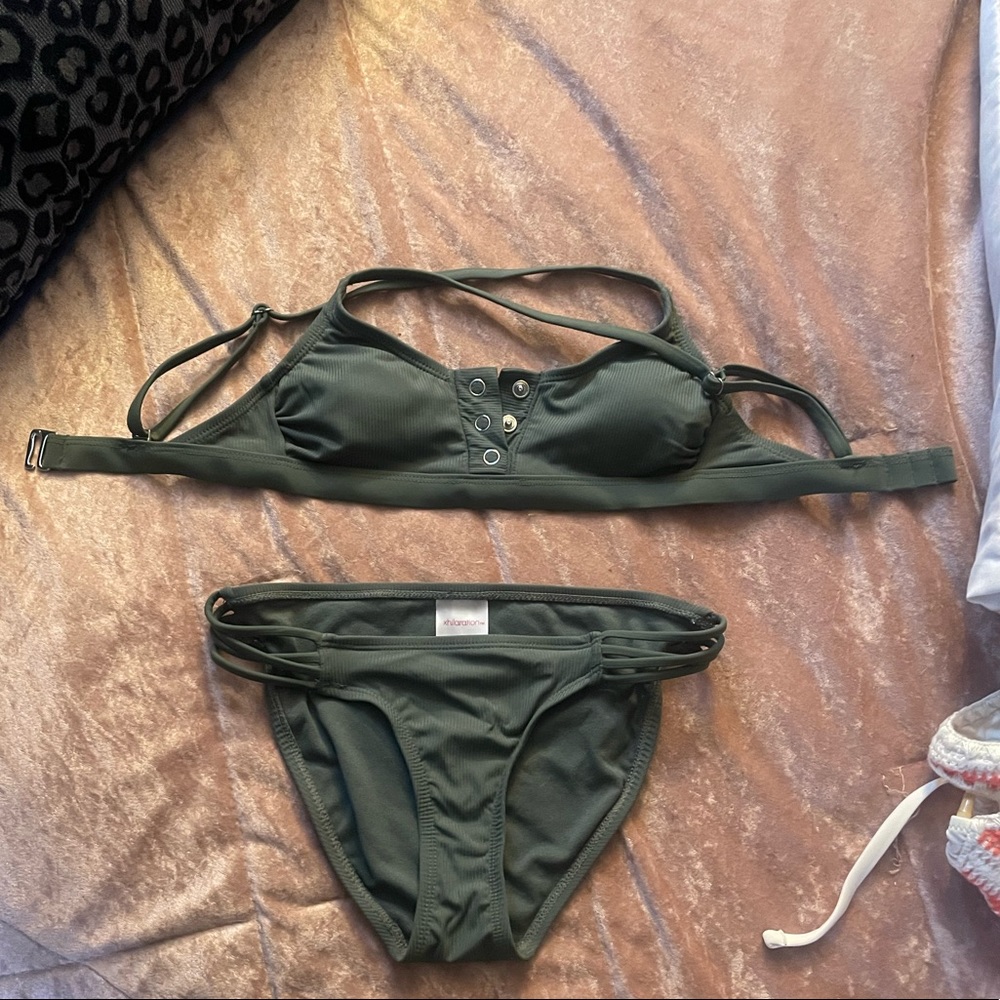 Target / Xhilaration forest green bikini